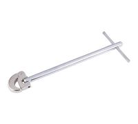 Draper Adjustable Basin Wrench 27mm Capacity Swivel Action Serrated Faces 68733