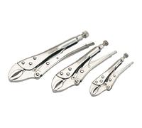Draper 14040 Curved Jaw Self Gripping Locking Mole Grip Pliers Set