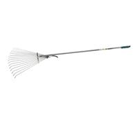 Draper Adjustable Lawn Rake With Heavy Gauge Pressed Steel Frame 190mm-570mm x2