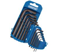 Draper AF Hexagon Key Set&Holder 10pc - 33688