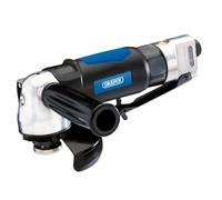 Draper Air Angle Grinder From Lightweight Aluminium Housing Safety Trigger 100mm