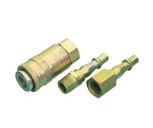 Draper Air Line Coupling Set 1/4" P SP (3 Pcs) 37844