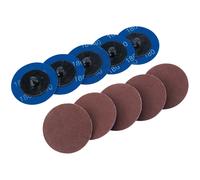 Draper ALU-Oxide Disc 50mm 180g(Pk10) - 75612
