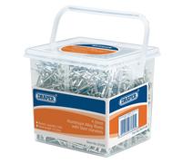 Draper Aluminium Blind Rivets With Steel Mandrel 4.0 x 10.2mm Tub Of 1200 Pieces