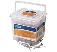 Draper Aluminium Blind Rivets With Steel Mandrel 4.8 x 10.2mm Tub Of 800 Pieces