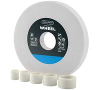 Draper Aluminium Oxide Bench Grinding Wheel 150 x 20mm 80 Grit White 99569