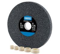 Draper Aluminium Oxide Bench Grinding Wheel, 200 x 25mm, 36 Grit