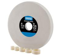 Draper Aluminium Oxide Bench Grinding Wheel 200 x 25mm 80G White 04142