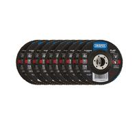 Draper 82961 Aluminium Oxide Flap Discs 115 X 22.23Mm 40 Grit (Pack Of 10) each 1