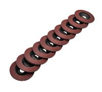 Draper Aluminium Oxide Flap Discs 115 x 22.23mm 40 Grit Pack of 10 - 82961