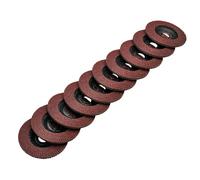 Draper Aluminium Oxide Flap Discs 115 x 22.23mm 60 Grit Pack of 10 - 83067