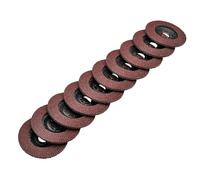 Draper 83067 Aluminium Oxide Flap Discs 115 X 22.23Mm 60 Grit (Pack Of 10) each 1