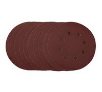 Draper Aluminium Oxide Sanding Discs 125mm Hook & Loop 240 Grit 10 Pieces
