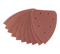 Draper Aluminium Oxide Sanding Sheets 140mm x 140MM 80g Pack of 10