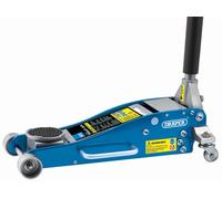 Draper 31479 Aluminium/Steel Trolley Jack with Quick Lift Facility, 2.5 Tonne Capacity , Blue