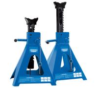 Draper ARAS10-E10 Pair of Pneumatic Rise Ratcheting Axle Stands (10T per stand)