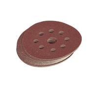 Draper Assorted Grit Hook And Loop Sanding Discs, 125mm (Pack Of 10) 63372