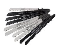 Draper 81735 Expert 10 Piece Assorted Jigsaw Blade Set, 230 V, Black and Silver