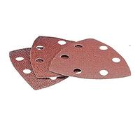 Draper Punched Delta Sanding Sheets 23666 Oscillating Multi Tool Assorted Grit Pack of 6