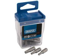 Draper Assorted Torx Star Long Insert Bits 25mm (20 Piece) 27696