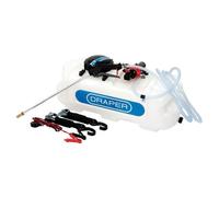 Draper Atv Spot Sprayer 37L, Hdpe Tank With Diaphragm Pump, Handheld Spot Lance, Stream & Cone Spray Patterns, Remote Switch