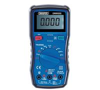 Draper Auto-Ranging Digital Multimeter, 1 x Test Leads, 1 x Temp Probe 41820