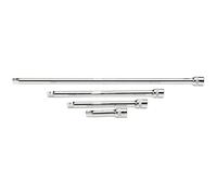 Draper Expert 16765 Extension Bar Set 1/4in Sq. Dr. Polished Chrome (4 Piece) per set