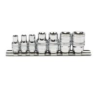 Draper BD7TX/B 7 Piece 1/4'' and 3/8'' Square Drive TX-STAR® Socket Set