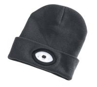 Draper Beanie Hat with Rechargeable Torch, 100 Lumens, Grey 99522