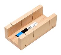 Draper Beechwood Mitre Box Two 45° And One 90° Guides On Both Edges 45238