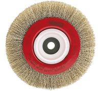 Draper 33879 Crimped Steel Wire Wheel, 150mm , Blue