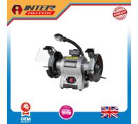 Draper Bench Grinder with Work light, 150mm, 370W 05095