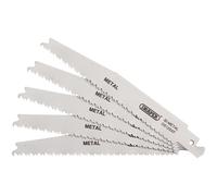 Draper Bi-Metal Metal Cutting Reciprocating Sabre Saw Blades 150mm Pack of 5