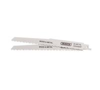 Draper Bi-Metal Multi-Purpose Reciprocating Sabre Saw Blades 200mm Pack of 2