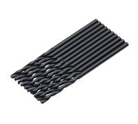 Draper 10pcs Black HSS Drill Bit, 1.0mm x 34mm - 08811 - for Metal, Wood and Plastic