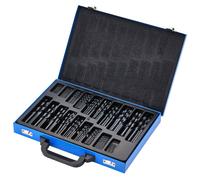 Draper 170pcs Black HSS Drill Bit Set - 08854 - for Metal, Wood and Plastic