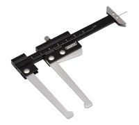 Draper Brake Disc Caliper Gauge With Tyre Tread Depth Gauge 0-60mm 20219