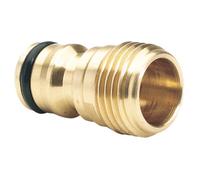 Draper Expert Brass Hose Pipe Accessory Connector 1/2" / 12.5mm Pack of 1