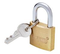 Draper 21726 Brass Cylinder Padlock, 30mm