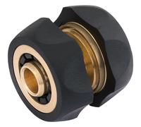 Draper Brass Hose Pipe Joiner Repairer Connector 1/2" / 12.5mm Pack of 1