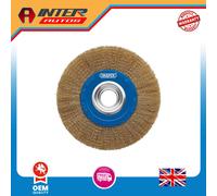 Draper Brassed Steel Bench Grinder Wire Wheel Brush, 200 x 31.75mm 08067