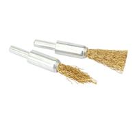 Draper Brassed Steel Crimped Decarb Brush Set (2 Piece) 41439