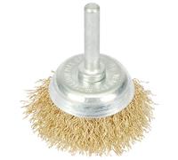 Draper Brassed Steel Crimped Wire Cup Brush, 40mm 41431