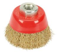 Draper Brassed Steel Wire Cup Brush 60mm M14 Thread