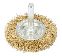 Draper Brassed Steel Crimped Wire Wheel Brush, 50mm 41427