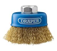 Draper Brassed Steel Wire Cup Brush 60mm M14 Thread
