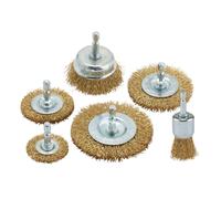 Draper Brassed Wire Brush Set 6pcs - 07436