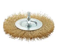 Draper Brassed Wire Wheel Brush 100mm 6mm Shank