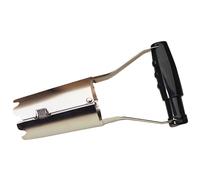 Draper Bulb Planter | 60mm Diameter Heavy Soil Transplanter| 50mm to 100mm Depth with Spring Handle|Chrome Plated Steel Garden Planting Hand Tool| 21