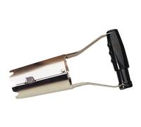 Draper Bulb Planter | 60mm Diameter Heavy Soil Transplanter| 50mm to 100mm Depth with Spring Handle|Chrome Plated Steel Garden Planting Hand Tool| 21861